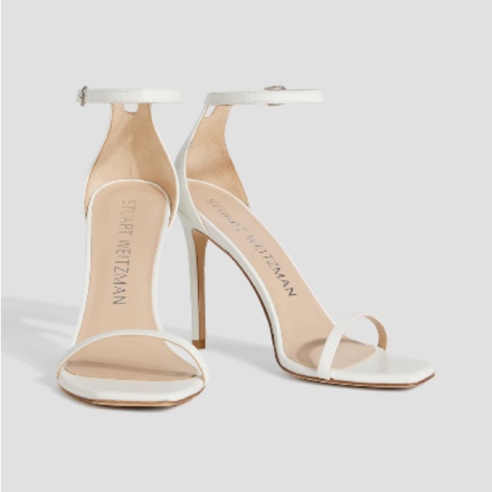 STUART WEITZMAN Nudistsong 100mm high heel sandals 8.5